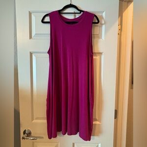 Time and Tru Fuchsia Dress